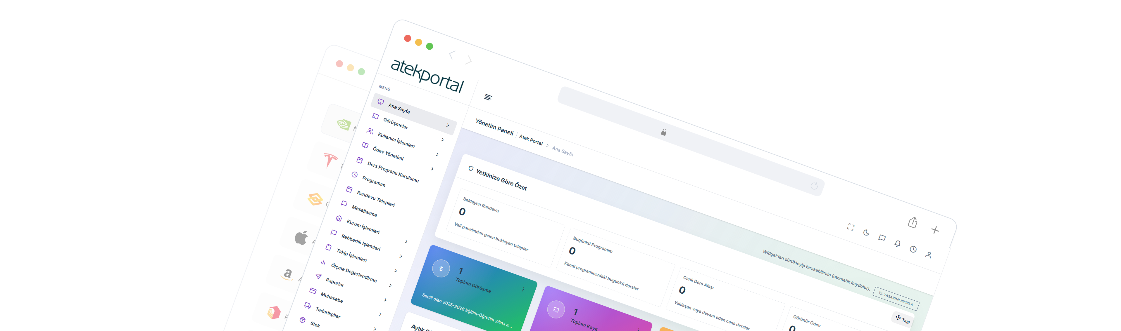 Atek Portal arayüz görseli